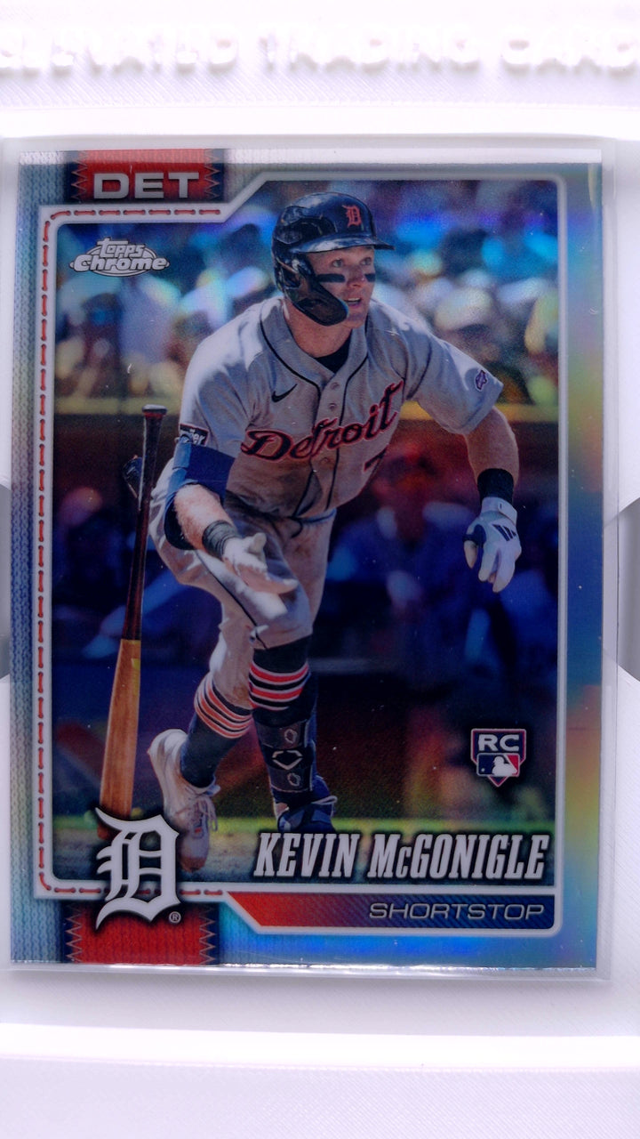 2026 Topps Chrome Baseball Kevin McGonigle #16 Refractor RC — Front