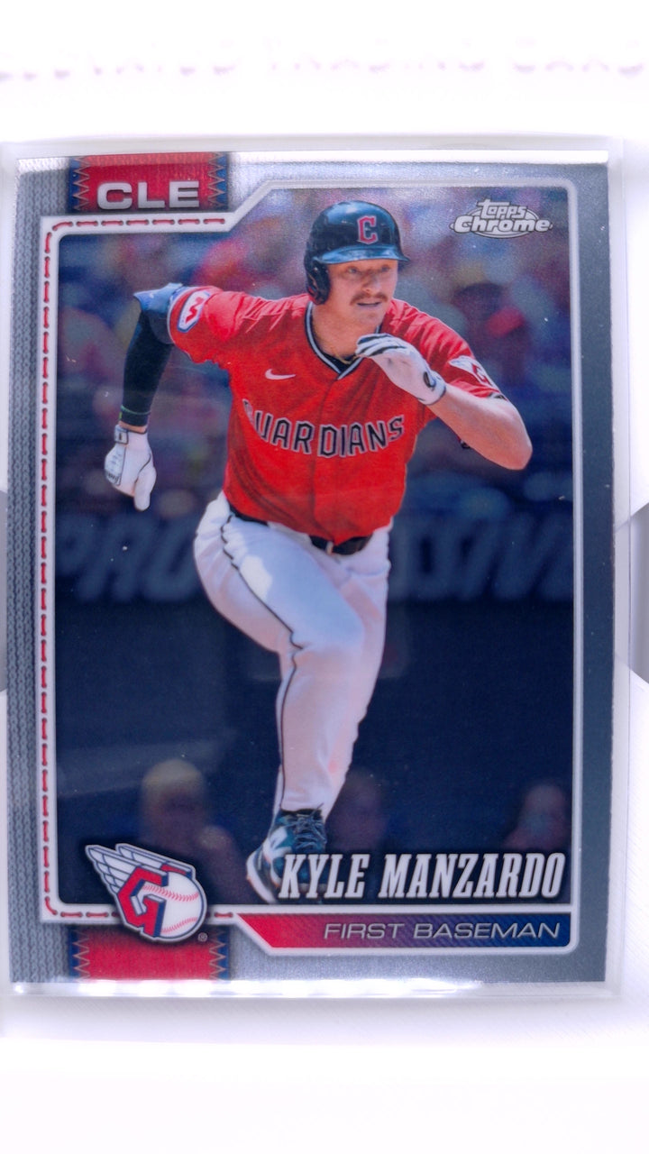 2026 Topps Chrome Baseball Kyle Manzardo #117 — Front