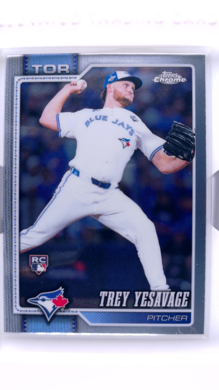 2026 Topps Chrome Baseball Trey Yesavage #86 RC — Front