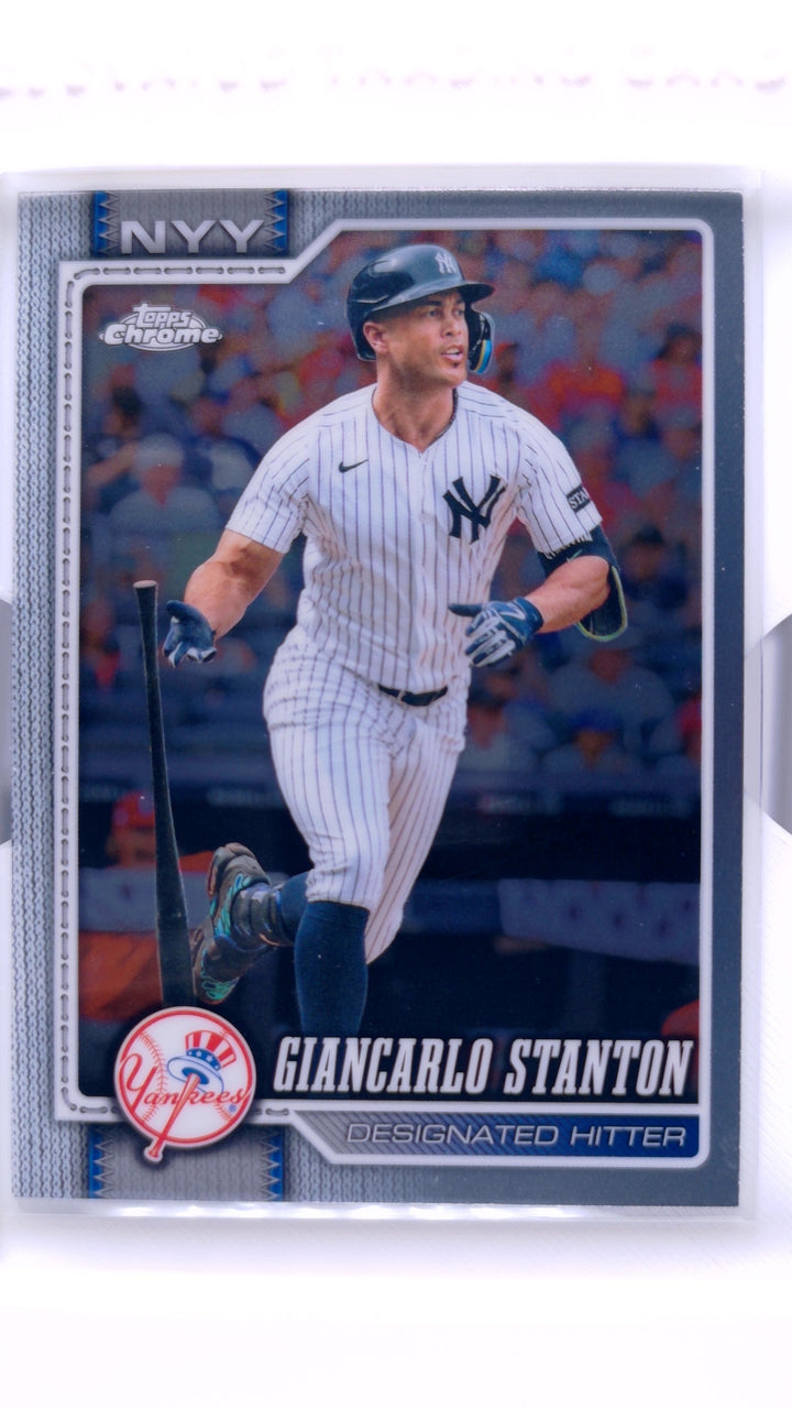 2026 Topps Chrome Baseball Giancarlo Stanton #144 — Front