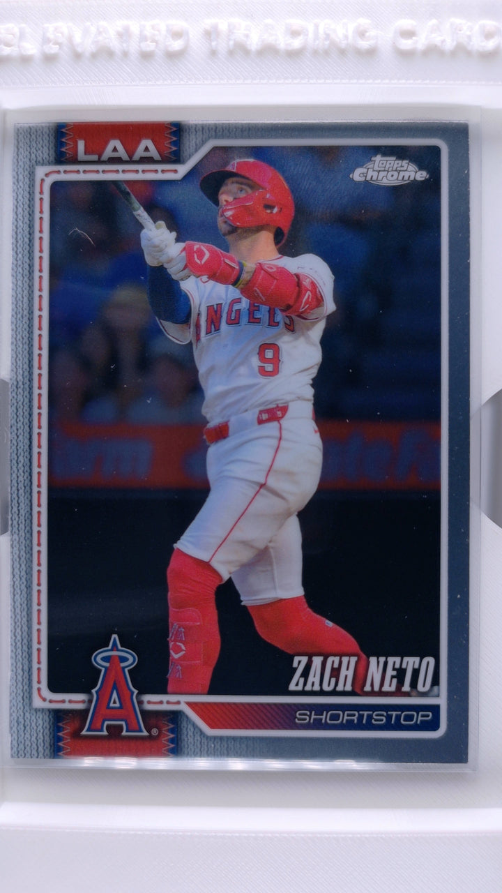 2026 Topps Chrome Baseball Zach Neto #77 — Front