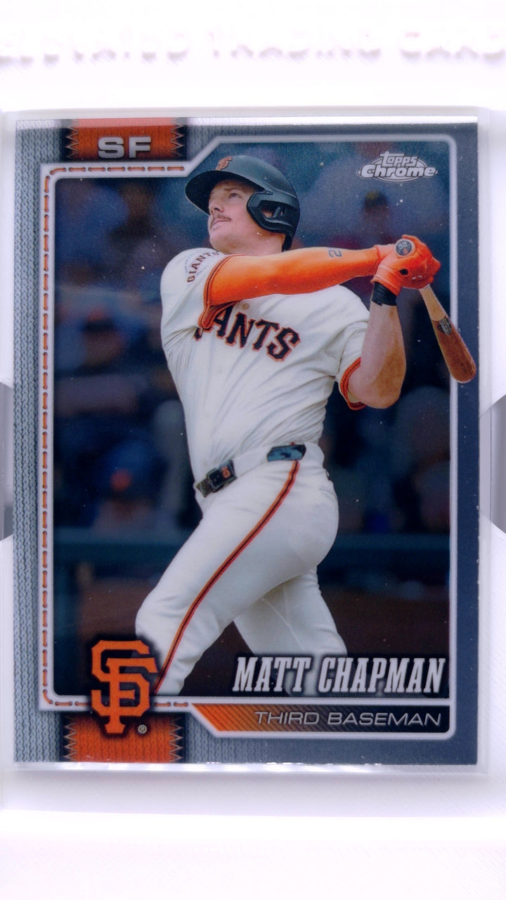 2026 Topps Chrome Baseball Matt Chapman #193 — Front