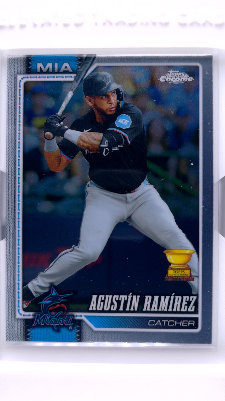 2026 Topps Chrome Baseball Agustín Ramírez #222 — Front