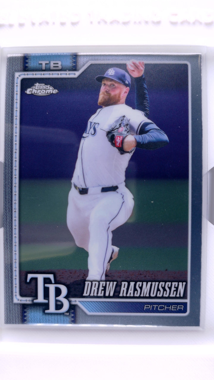 2026 Topps Chrome Baseball Drew Rasmussen #57 — Front