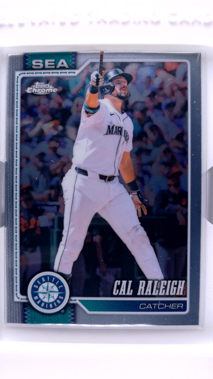 2026 Topps Chrome Baseball Cal Raleigh #9 — Front