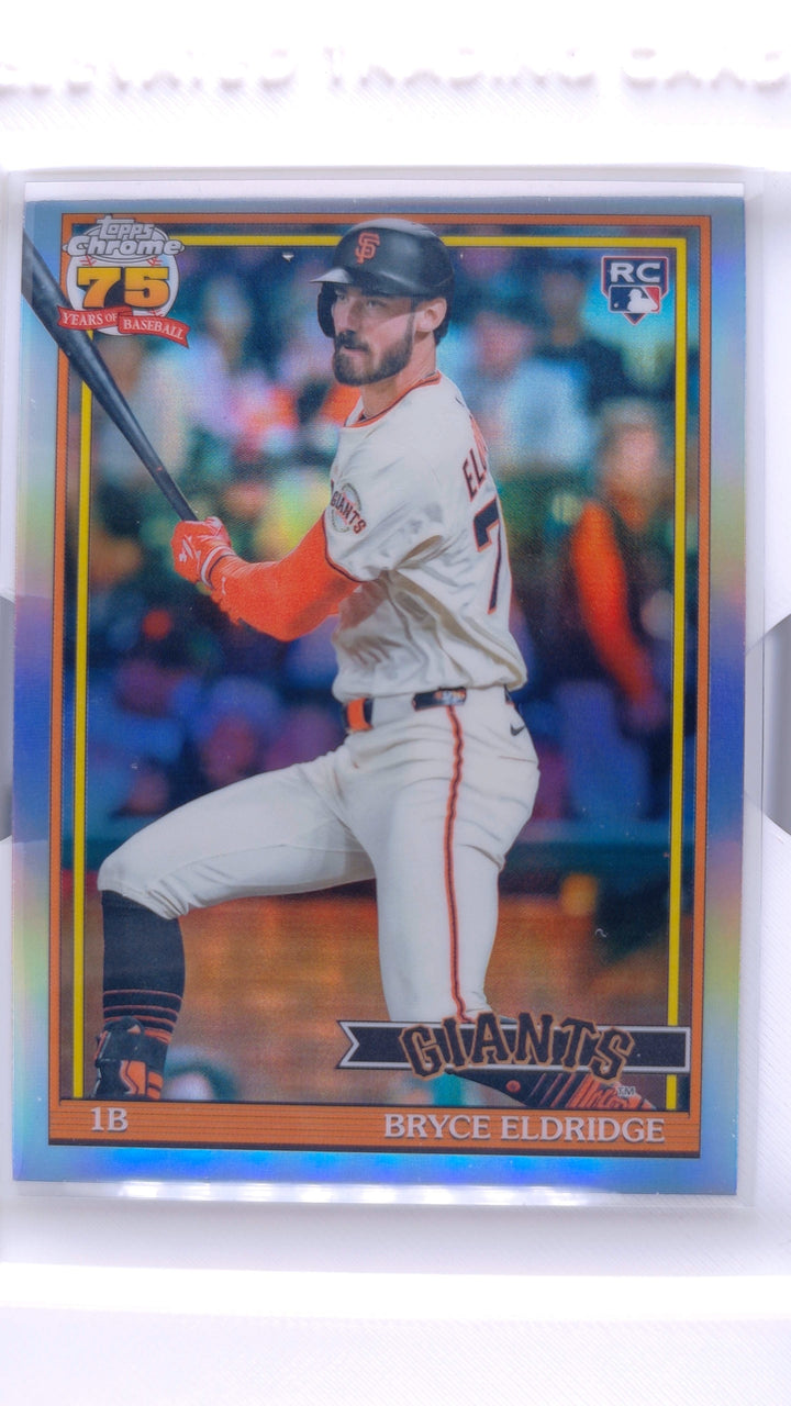 2026 Topps Chrome Baseball Bryce Eldridge #91CB-30 1991 Topps Baseball RC — Front