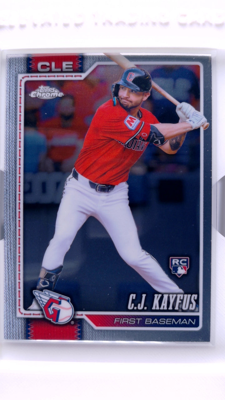 2026 Topps Chrome Baseball C.J. Kayfus #46 RC — Front