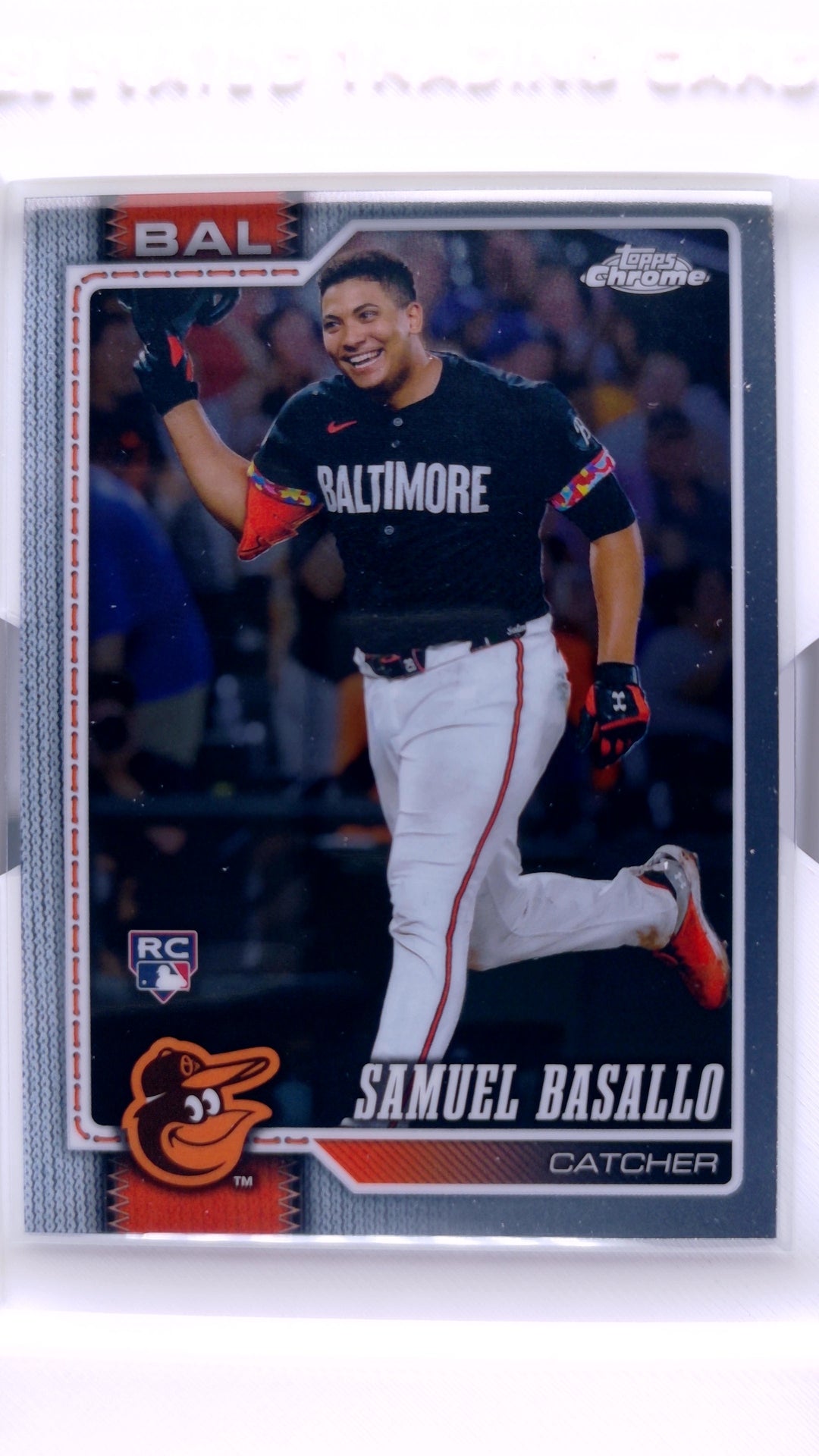#7 Samuel Basallo Rookie - front