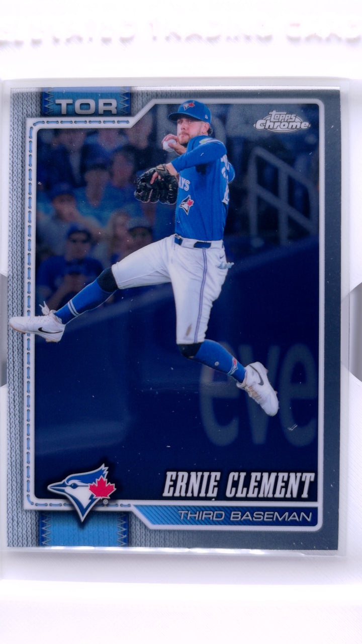 2026 Topps Chrome Baseball Ernie Clement #106 — Front