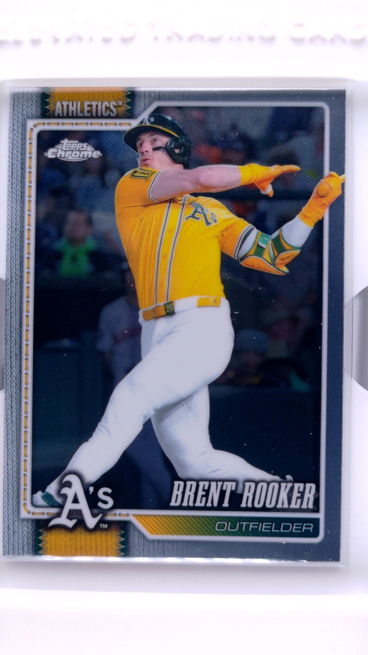 2026 Topps Chrome Baseball Brent Rooker #186 — Front