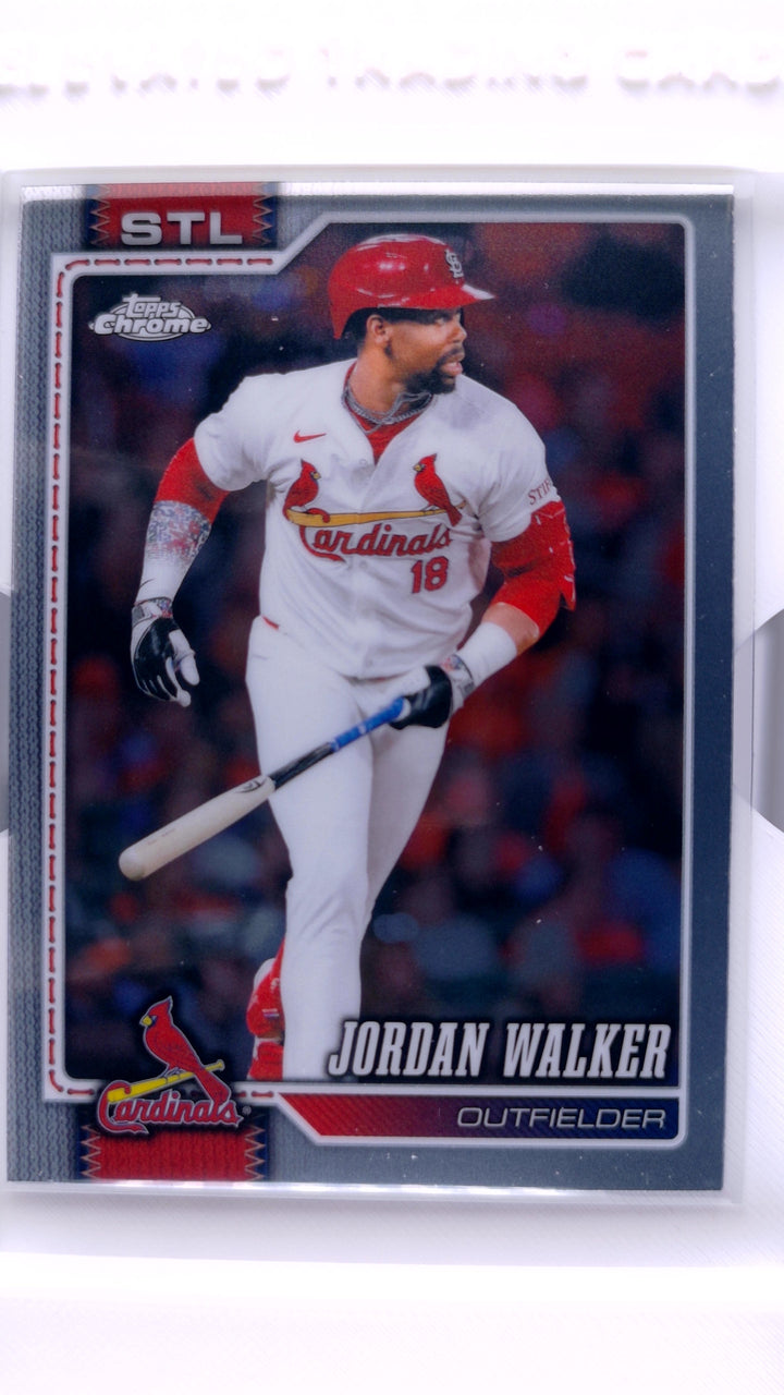 2026 Topps Chrome Baseball Jordan Walker #221 — Front
