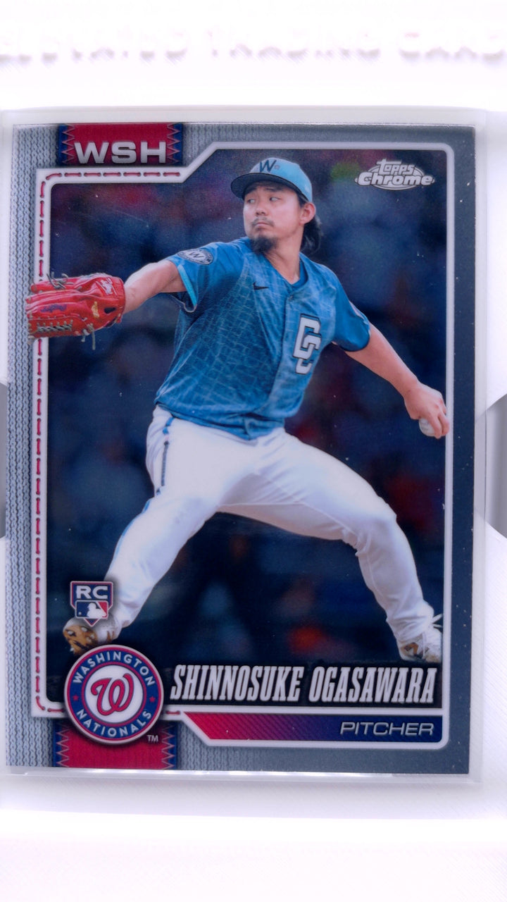 2026 Topps Chrome Baseball Shinnosuke Ogasawara #64 RC — Front