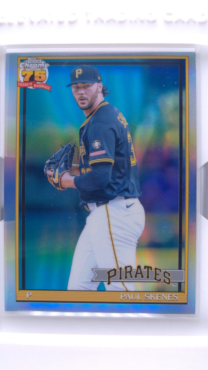 2026 Topps Chrome Baseball Paul Skenes #91CB-15 1991 Topps Baseball — Front