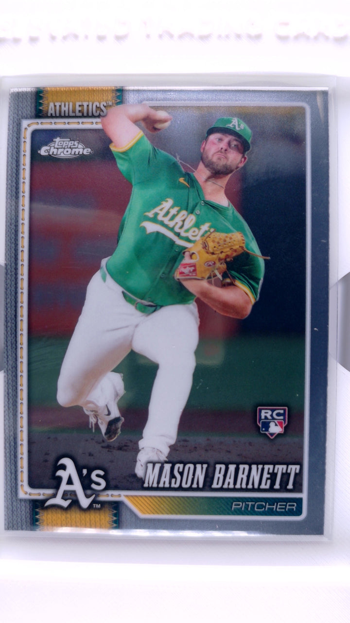2026 Topps Chrome Baseball Mason Barnett #22 RC — Front