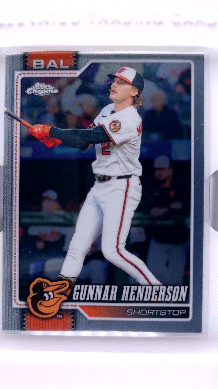 2026 Topps Chrome Baseball Gunnar Henderson #153 — Front