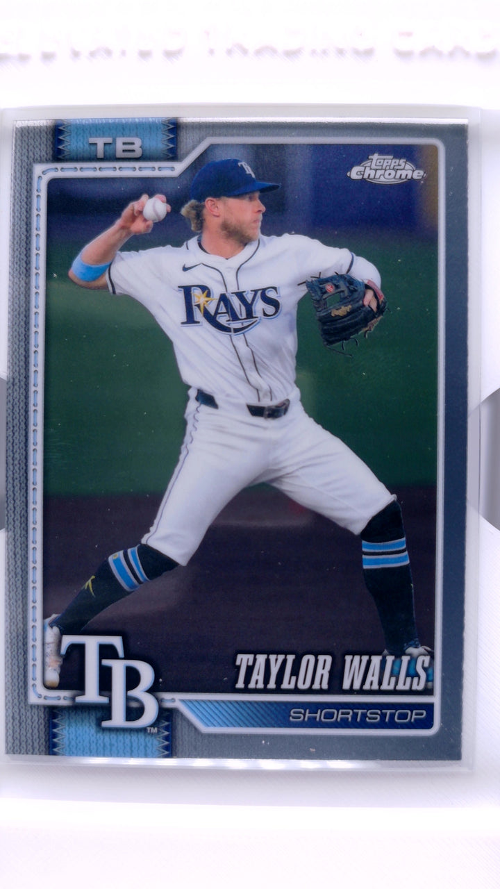 2026 Topps Chrome Baseball Taylor Walls #104 — Front