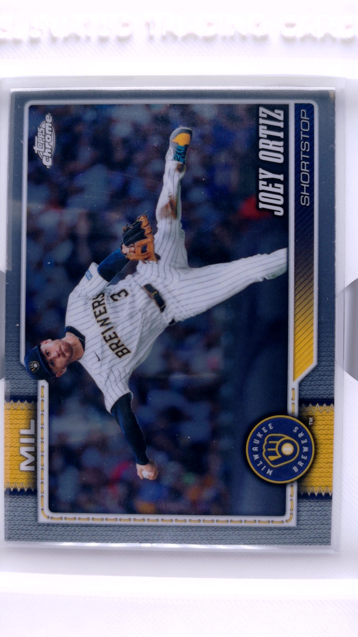 2026 Topps Chrome Baseball Joey Ortiz #27 — Front