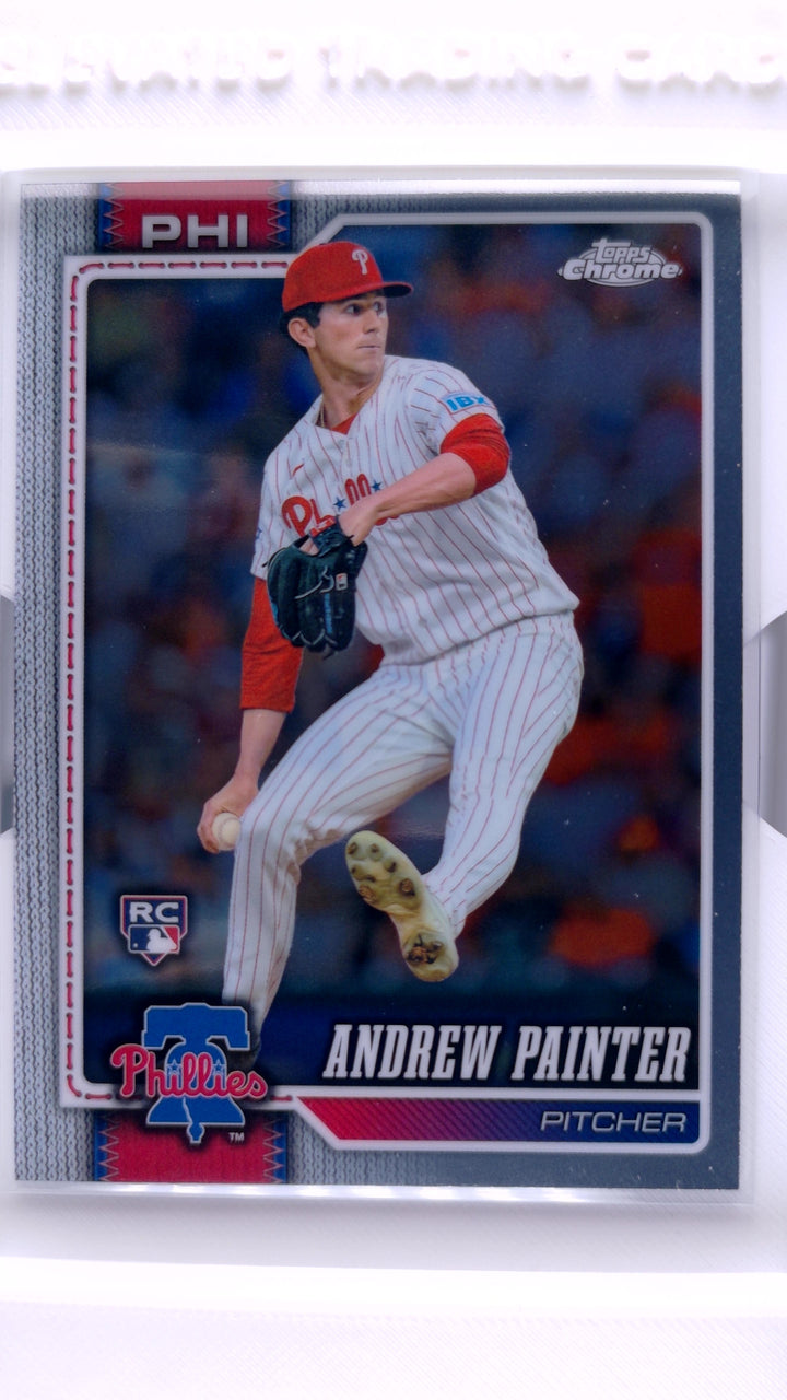 2026 Topps Chrome Baseball Andrew Painter #160 RC — Front