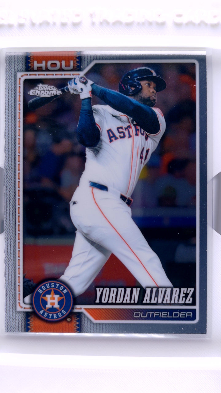 2026 Topps Chrome Baseball Yordan Alvarez #3 — Front