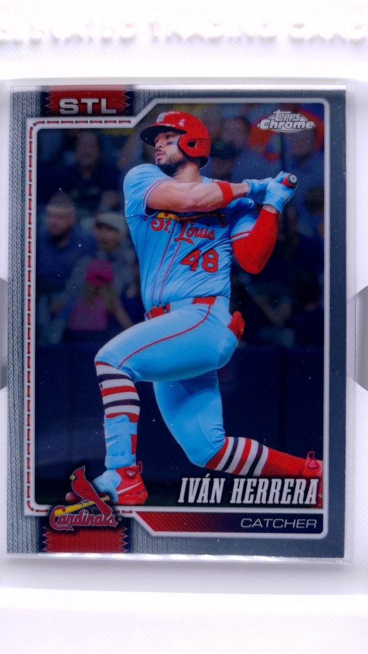2026 Topps Chrome Baseball Iván Herrera #82 — Front