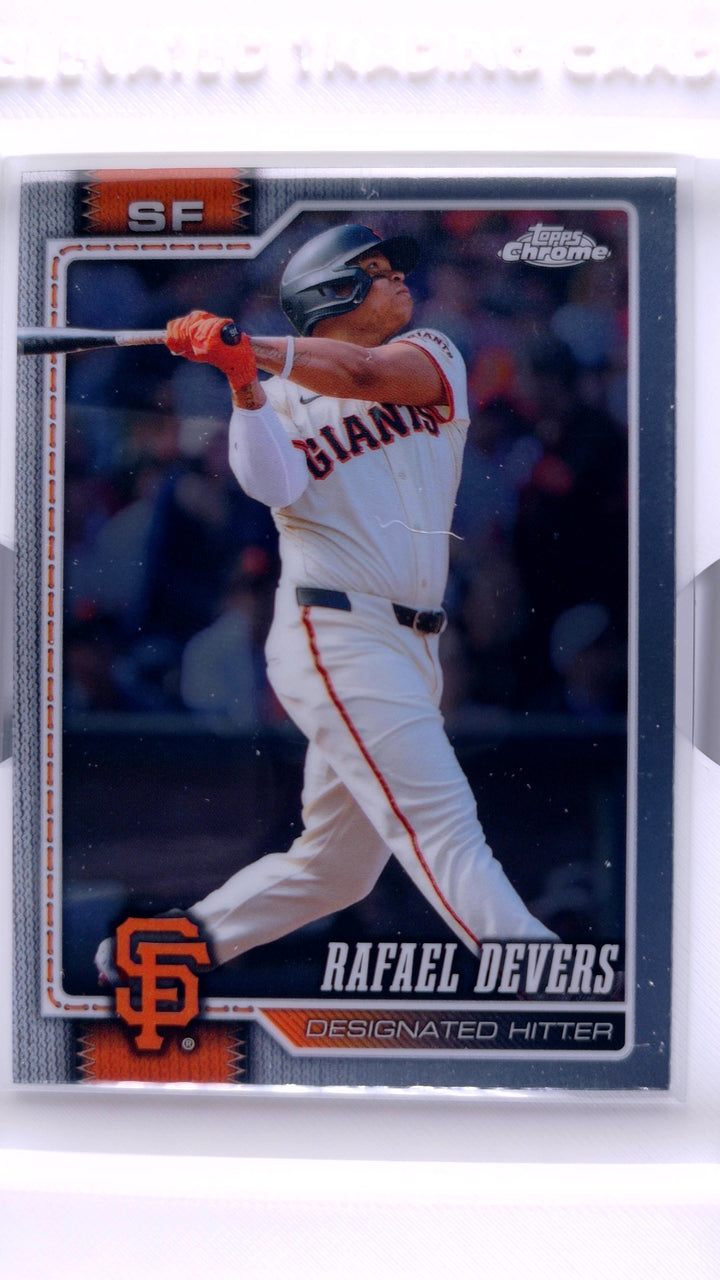 2026 Topps Chrome Baseball Rafael Devers #183 — Front