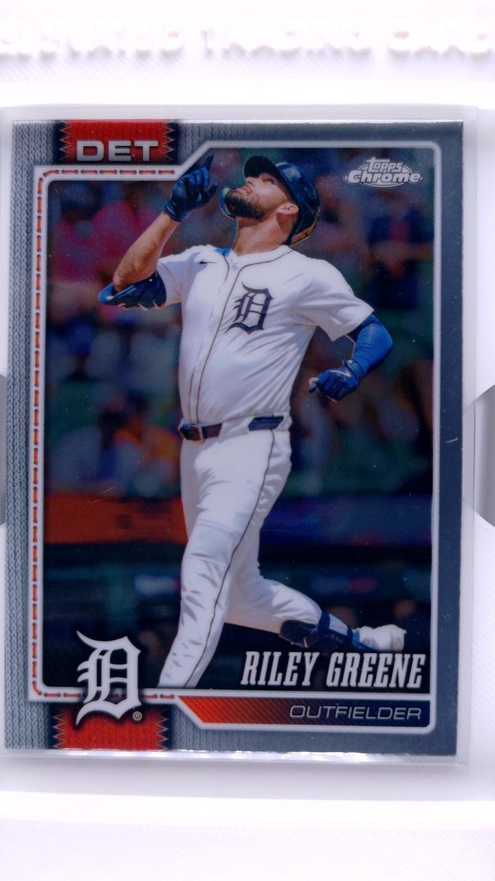 2026 Topps Chrome Baseball Riley Greene #180 — Front