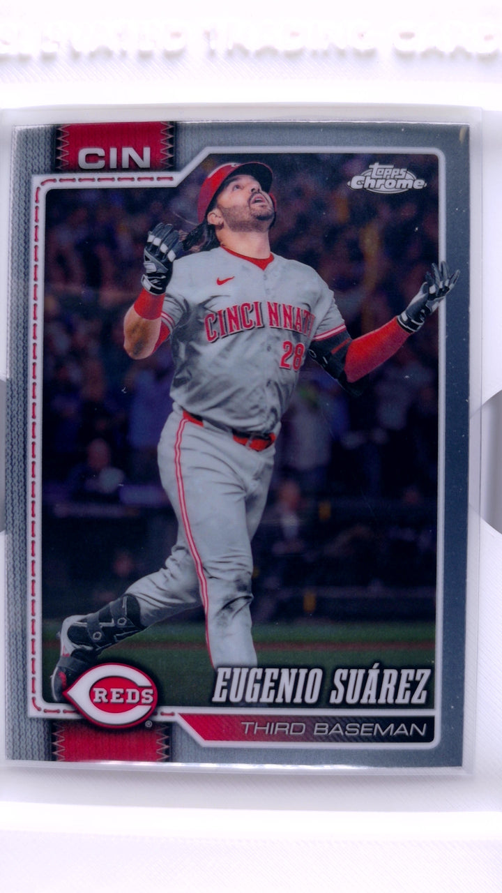 2026 Topps Chrome Baseball Eugenio Suárez #203 — Front