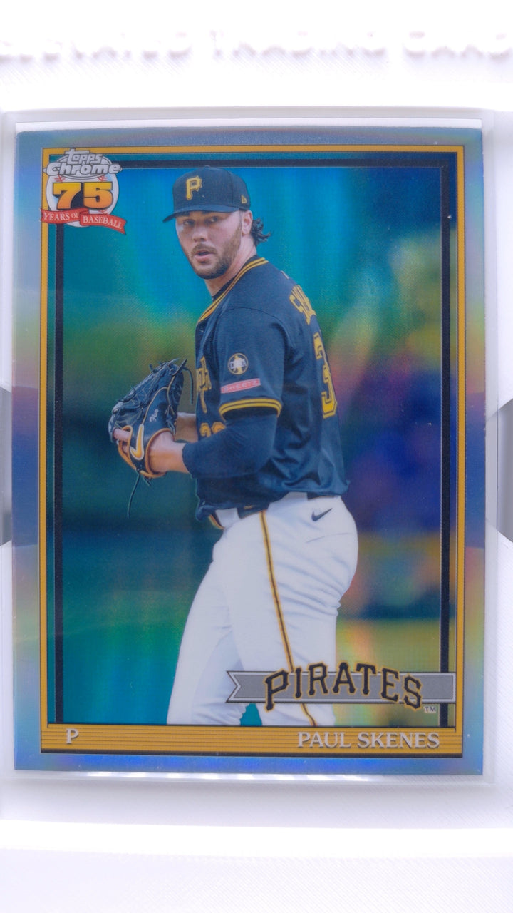 2026 Topps Chrome Baseball Paul Skenes #91CB-15 1991 Topps Baseball — Front