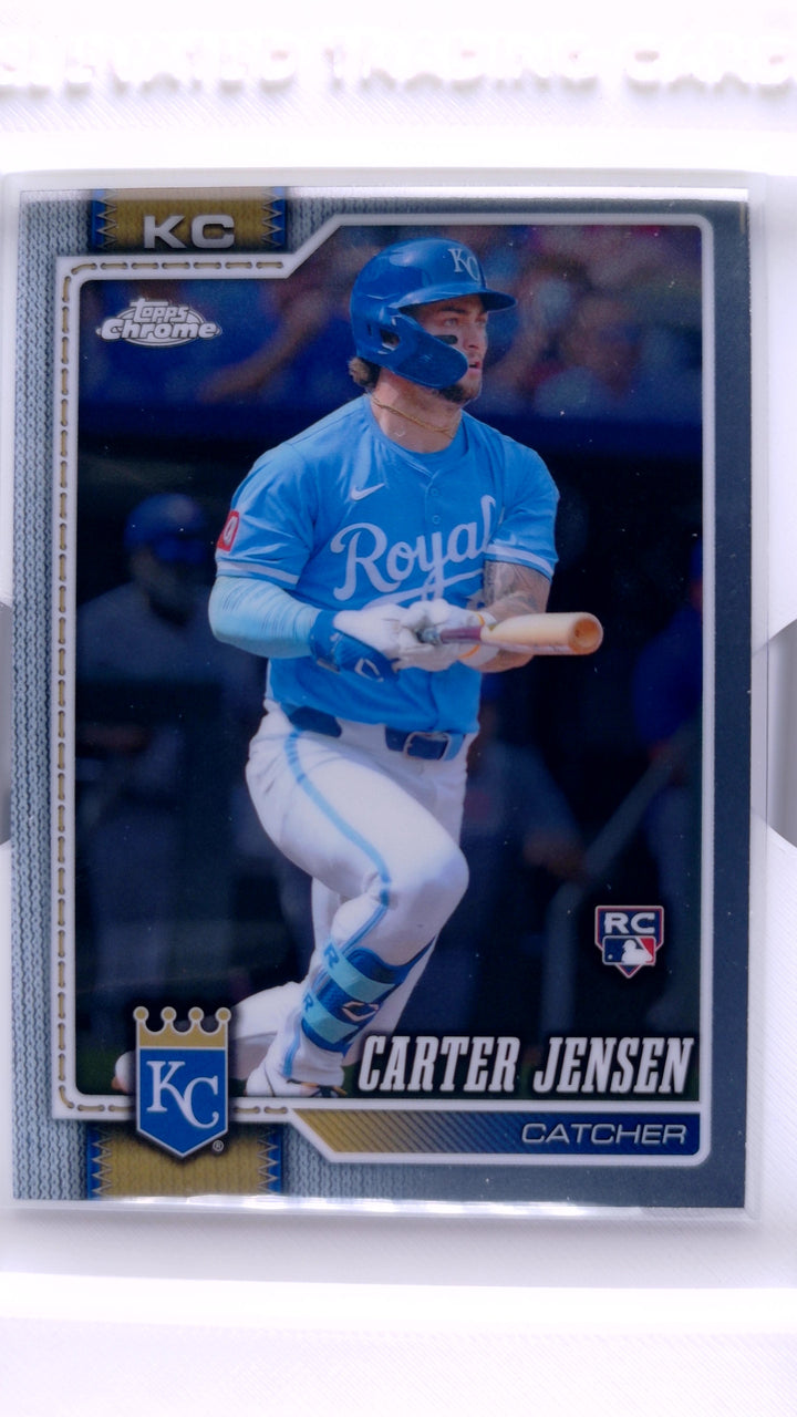 2026 Topps Chrome Baseball Carter Jensen #39 RC — Front