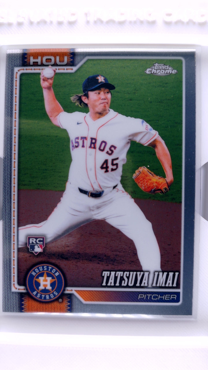2026 Topps Chrome Baseball Tatsuya Imai #242 RC — Front