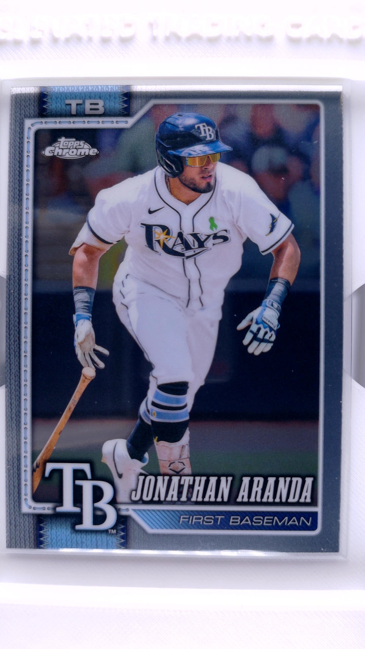 2026 Topps Chrome Baseball Jonathan Aranda #174 — Front