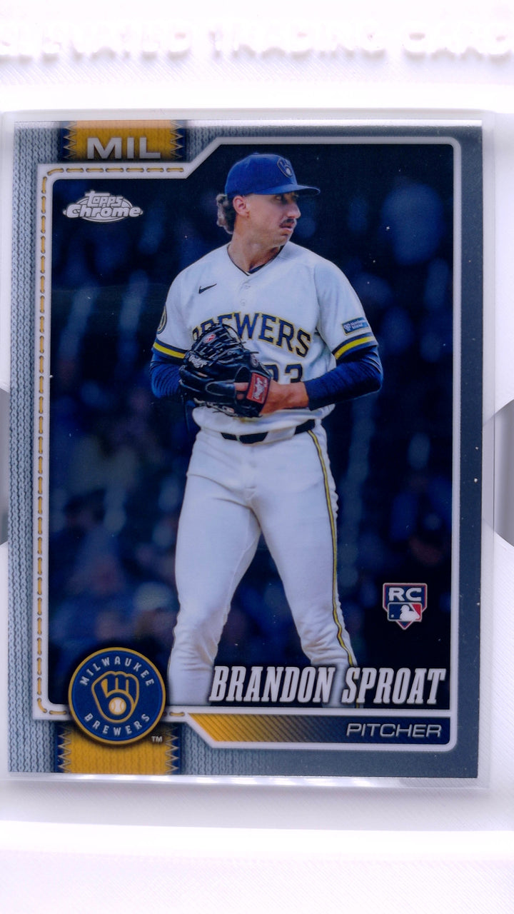 2026 Topps Chrome Baseball Brandon Sproat #59 RC — Front