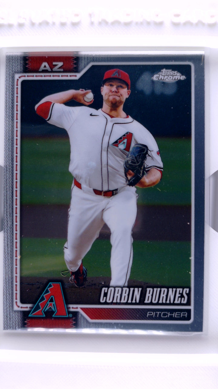 2026 Topps Chrome Baseball Corbin Burnes #237 — Front