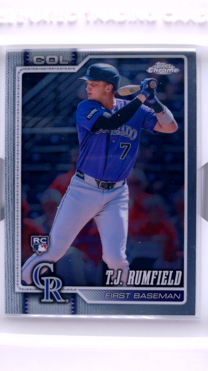 2026 Topps Chrome Baseball T.J. Rumfield #181 RC — Front