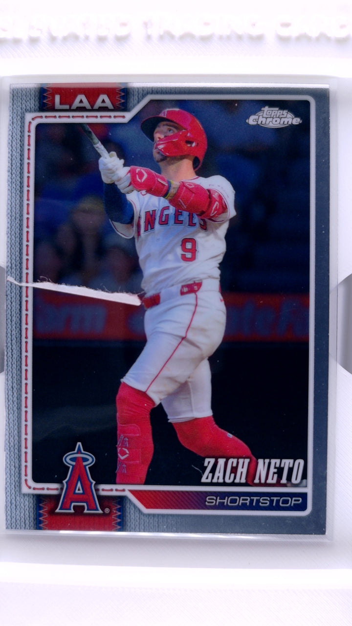2026 Topps Chrome Baseball Zach Neto #77 — Front