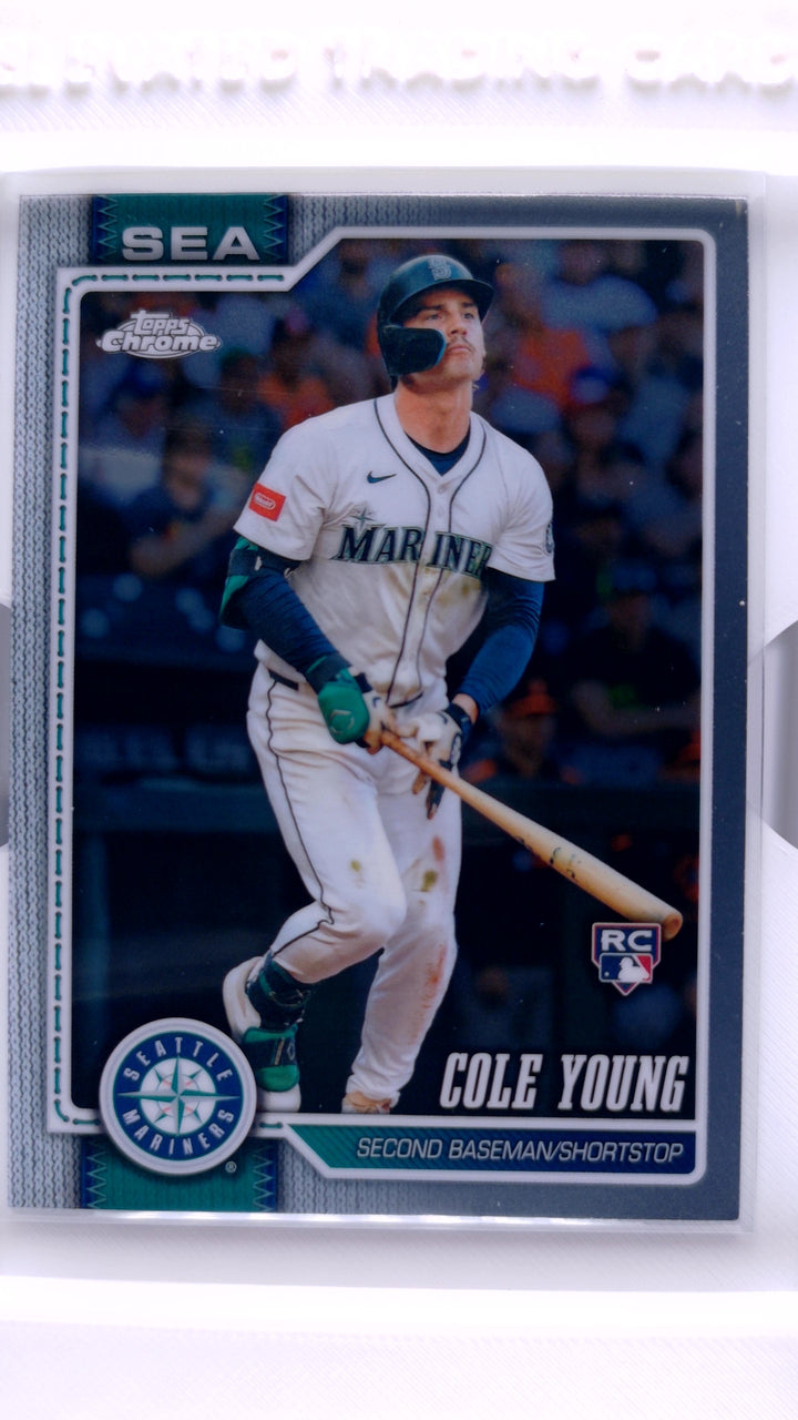 2026 Topps Chrome Baseball Cole Young #23 RC — Front
