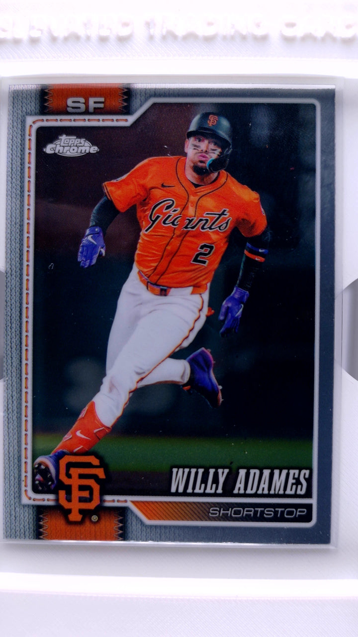 2026 Topps Chrome Baseball Willy Adames #140 — Front