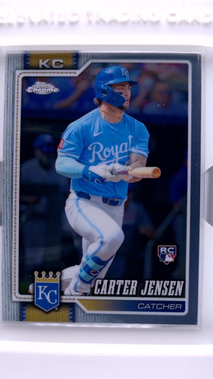 2026 Topps Chrome Baseball Carter Jensen #39 RC — Front