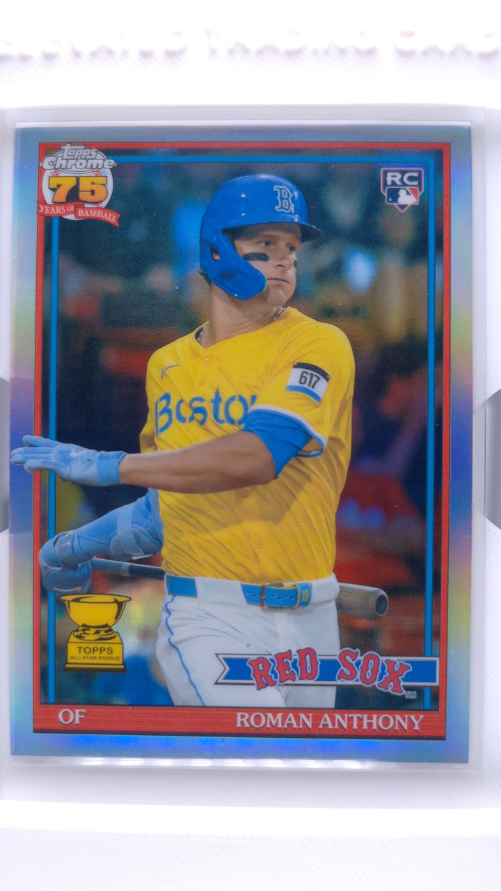 2026 Topps Chrome Baseball Roman Anthony #91CB-19 1991 Topps Baseball RC — Front