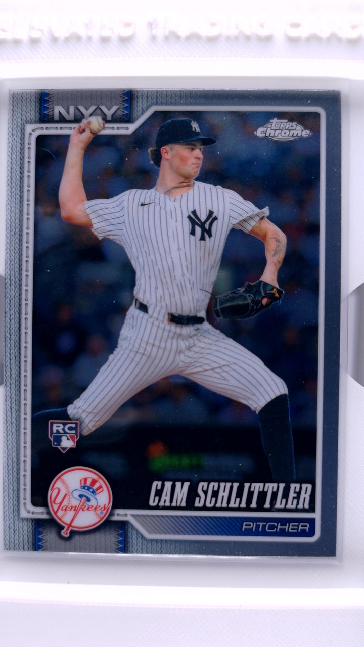 2026 Topps Chrome Baseball Cam Schlittler #262 RC — Front