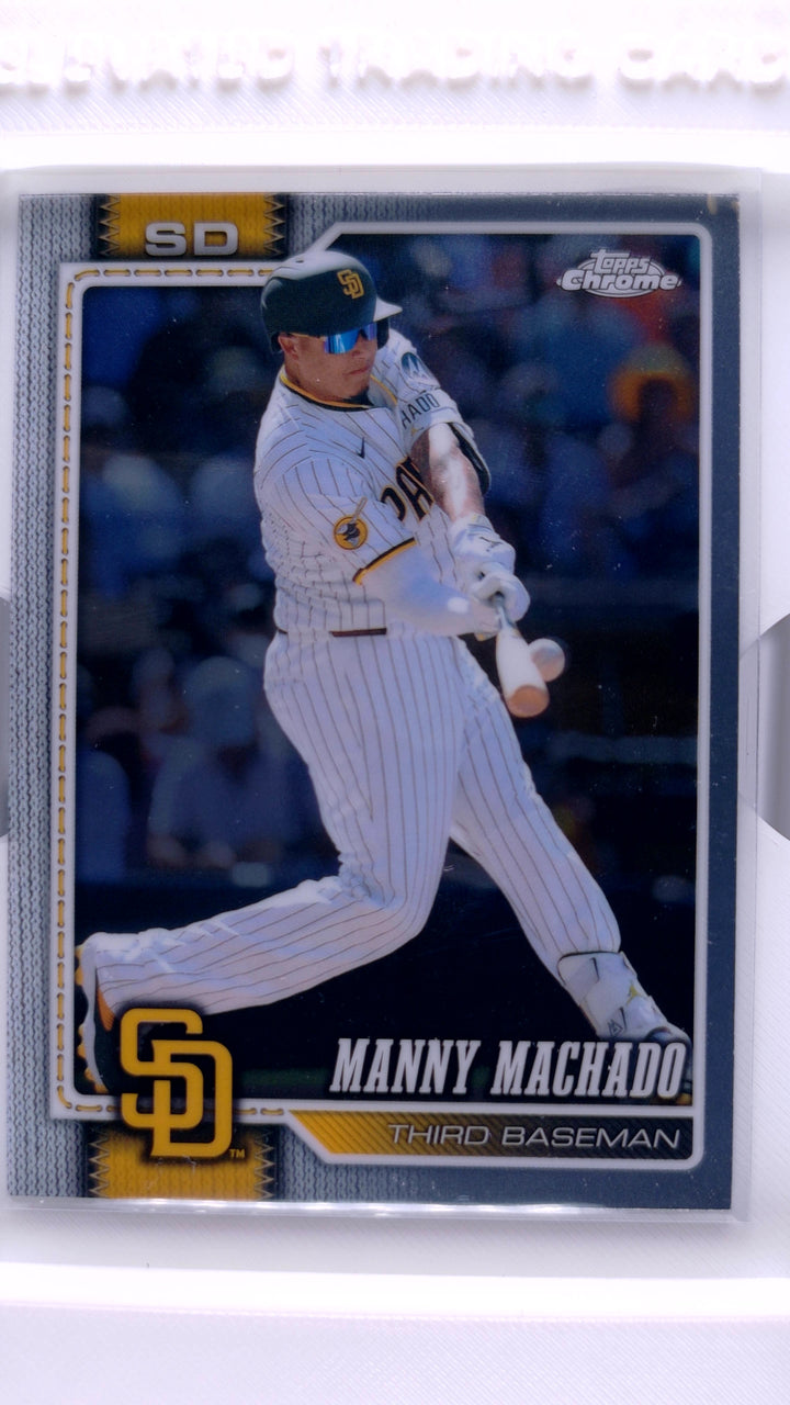 2026 Topps Chrome Baseball Manny Machado #154 — Front
