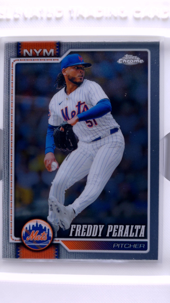 2026 Topps Chrome Baseball Freddy Peralta #67 — Front