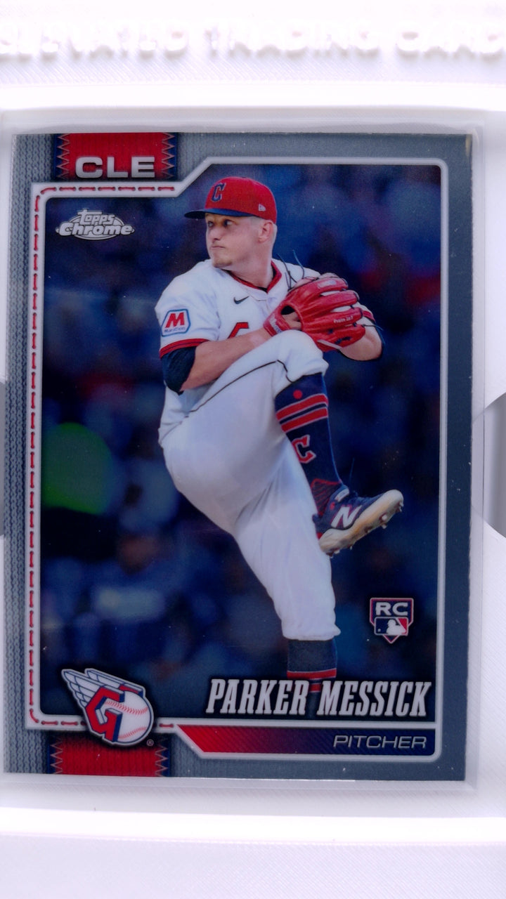 2026 Topps Chrome Baseball Parker Messick #184 RC — Front
