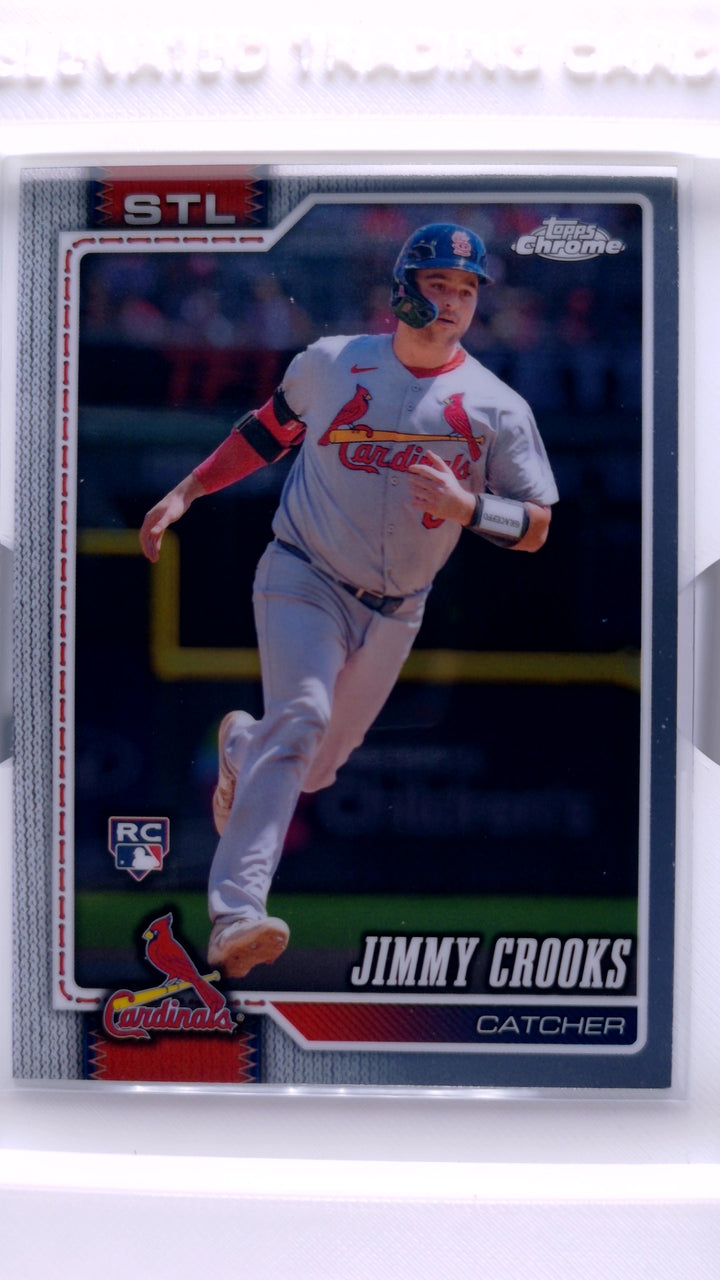 2026 Topps Chrome Baseball Jimmy Crooks #291 RC — Front