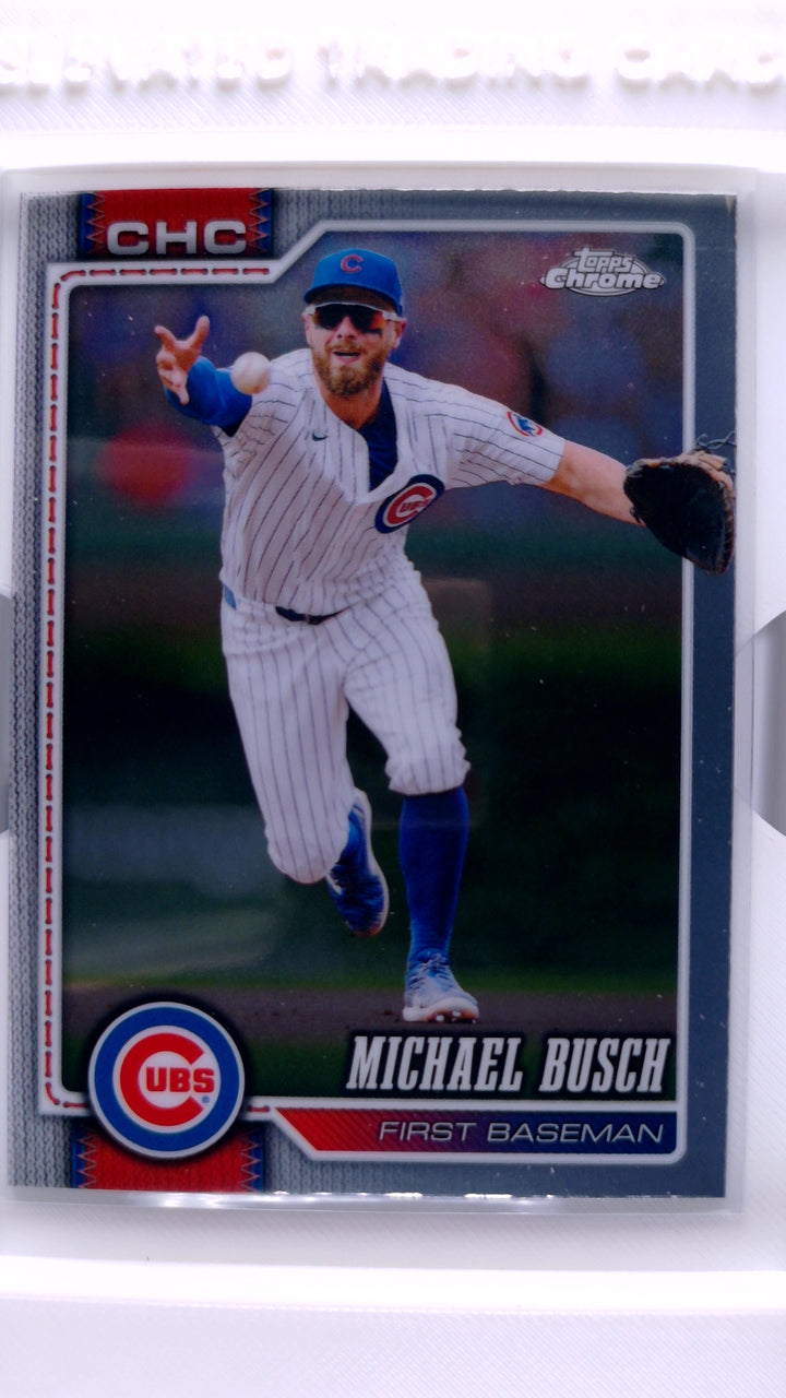 2026 Topps Chrome Baseball Michael Busch #26 — Front