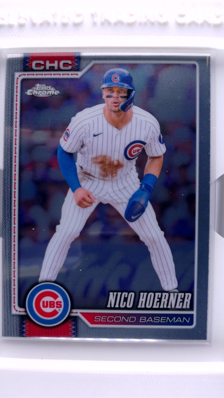 2026 Topps Chrome Baseball Nico Hoerner #29 — Front