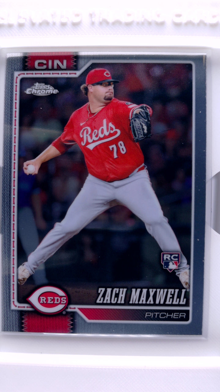 2026 Topps Chrome Baseball Zach Maxwell #143 RC — Front