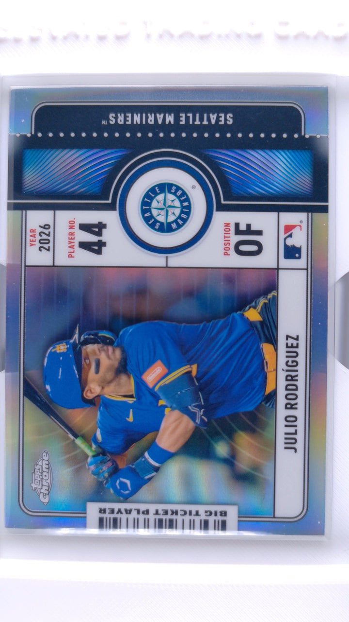 2026 Topps Chrome Baseball Julio Rodríguez #BTP-21 Big Ticket Players — Front