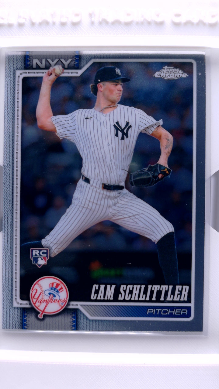 2026 Topps Chrome Baseball Cam Schlittler #262 RC — Front