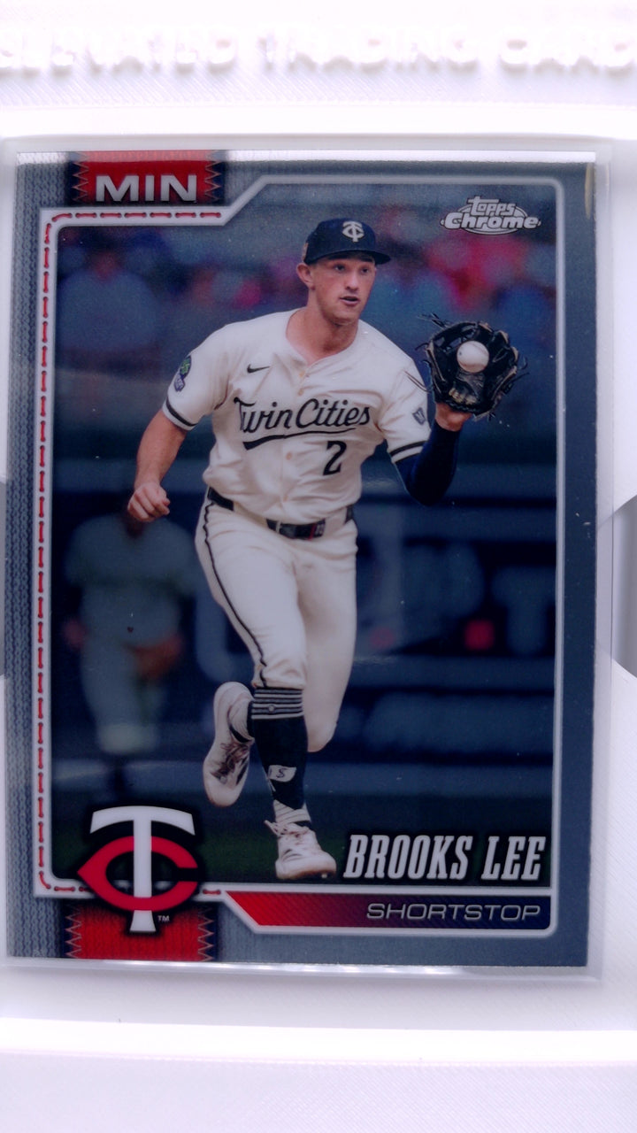 2026 Topps Chrome Baseball Brooks Lee #179 — Front